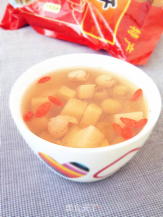 酸梨桂圆冰糖水的做法步骤:9