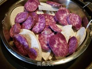 芋泥馅的做法步骤:3