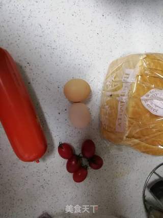 家庭版三明治的做法步骤：1
