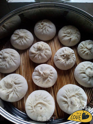 白菜粉条包子的做法步骤:12