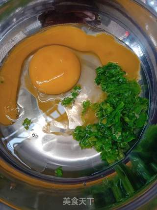 芹菜叶软饼的做法步骤:4