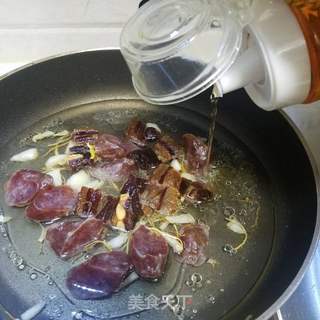 广式腊味焖皖鱼的做法步骤:6