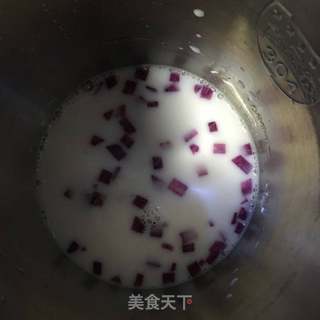 紫薯奶昔的做法步骤:4