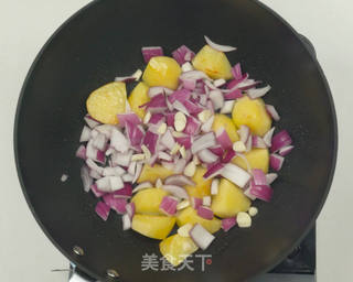 咖喱鸡的做法步骤:5