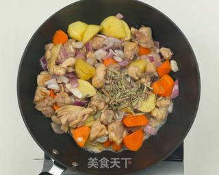 咖喱鸡的做法步骤:7