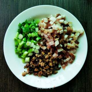 炒糯米饭的做法步骤:6