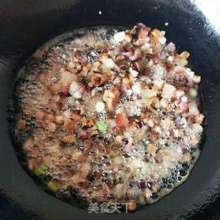 炒糯米饭的做法步骤:8