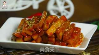 朝族媳妇秘制---酱杏鲍菇!比肉还好吃,你确定不尝一尝!的做法步骤:8