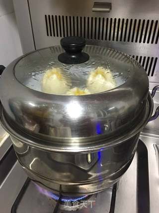南瓜开花馒头的做法步骤:11