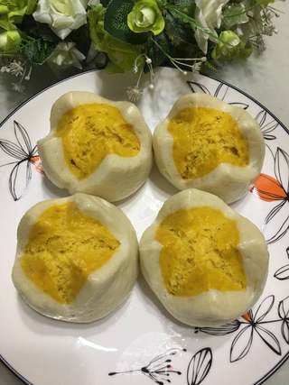 南瓜开花馒头的做法步骤:12