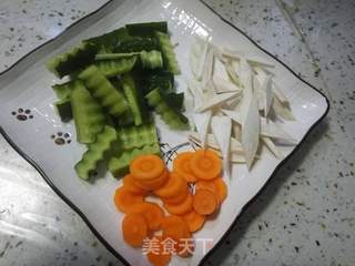 清炒扇贝的做法步骤:2