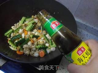 清炒扇贝的做法步骤:11