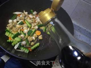 清炒扇贝的做法步骤:12