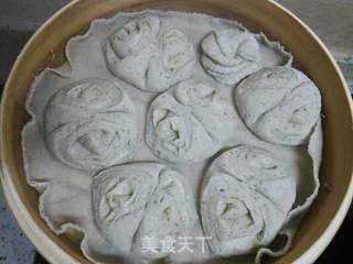 黑豆渣花卷的做法步骤:7