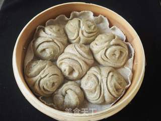 黑豆渣花卷的做法步骤:10