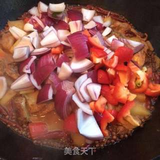 鸡块土豆拌面的做法步骤：10
