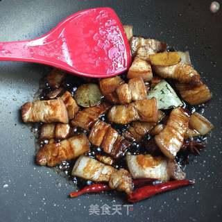 花雕红烧肉的做法步骤:10