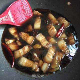 花雕红烧肉的做法步骤:12