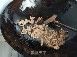 牛肉丝炒豇豆的做法步骤:9
