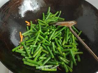 牛肉丝炒豇豆的做法步骤:12