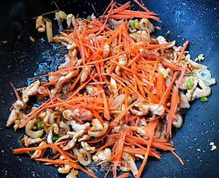 肉丝时蔬炒面#面食#的做法步骤:8