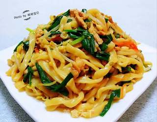 肉丝时蔬炒面#面食#的做法步骤:13