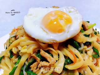 肉丝时蔬炒面#面食#的做法步骤:15