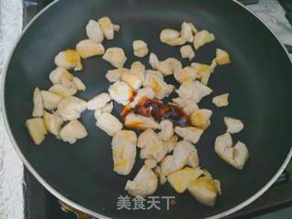 青豆鸡肉炒饭的做法步骤：5