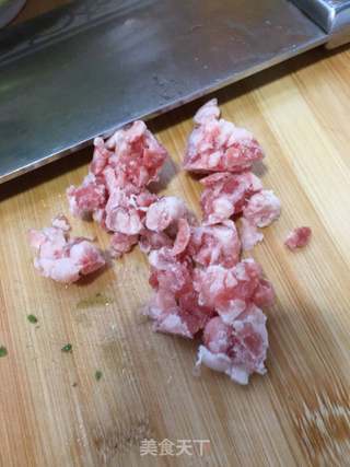 茼蒿肉末粥的做法步骤:4