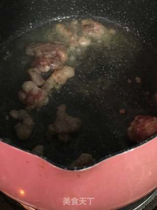 茼蒿肉末粥的做法步骤:7