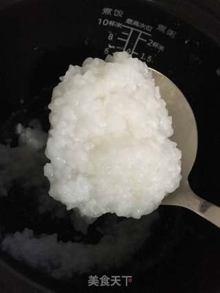 茼蒿肉末粥的做法步骤:10