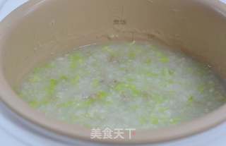 肉末青菜粥的做法步骤：8
