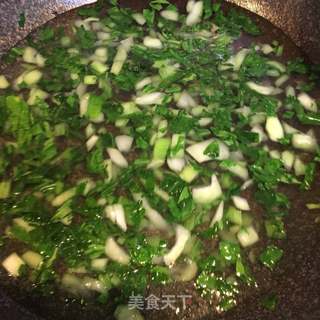 青菜豆腐羹的做法步骤:3