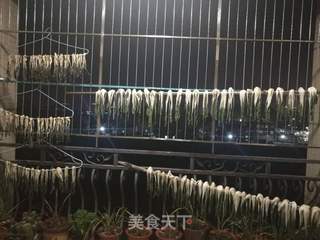 晒菜干的做法步骤:8