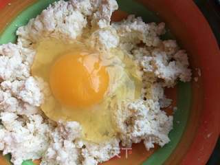 “豆腐”豆腐茼蒿饼的做法步骤:3