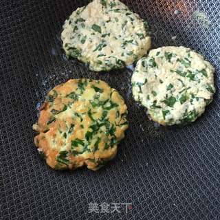 “豆腐”豆腐茼蒿饼的做法步骤:12