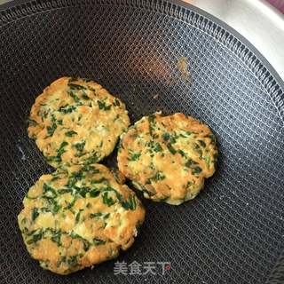 “豆腐”豆腐茼蒿饼的做法步骤:13