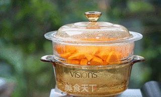 爆好吃的芝心南瓜桂花饼,竟然不用烤箱的做法步骤:2