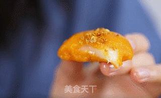 爆好吃的芝心南瓜桂花饼,竟然不用烤箱的做法步骤:17