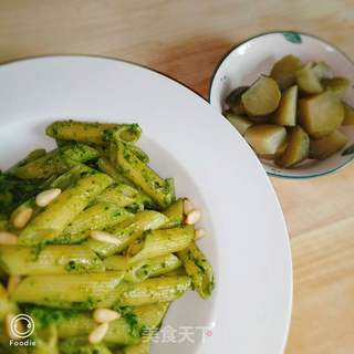 青酱意面的做法步骤:6