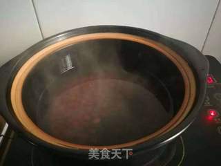 红豆连藕糯米粥的做法步骤:2