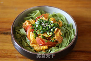 劲爽菠菜手擀面的做法步骤:18