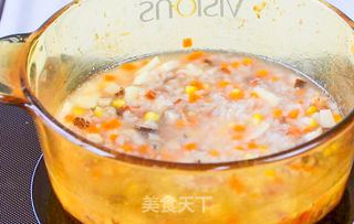 芝士香菇鸡肉粥的做法步骤:7