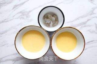 鲜虾蒸蛋羹的做法步骤:3
