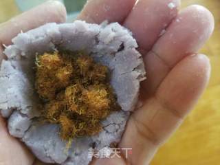 肉松芋头酥的做法步骤:2