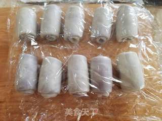 肉松芋头酥的做法步骤:16