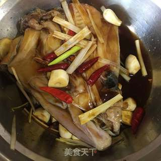 【锡纸鲽鱼头】的做法步骤:2