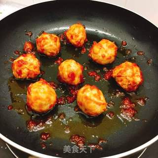 自制鸡肉丸的做法步骤:7