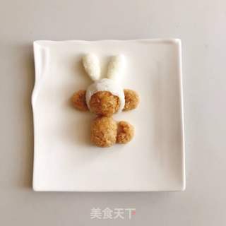 戴兔帽的猴子的做法步骤:3