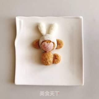 戴兔帽的猴子的做法步骤:4